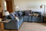 Snuggle up for a snooze on the living room sectional
